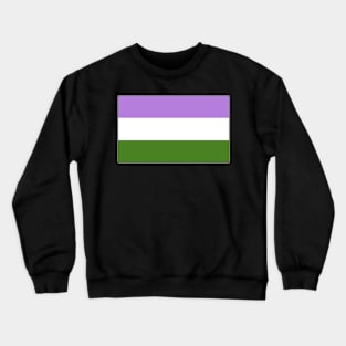 Genderqueer Pride Flag Crewneck Sweatshirt